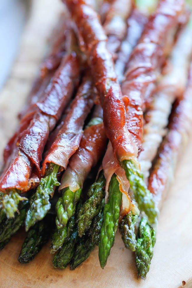 Damn Delicious l Prosciutto Wrapped Asparagus